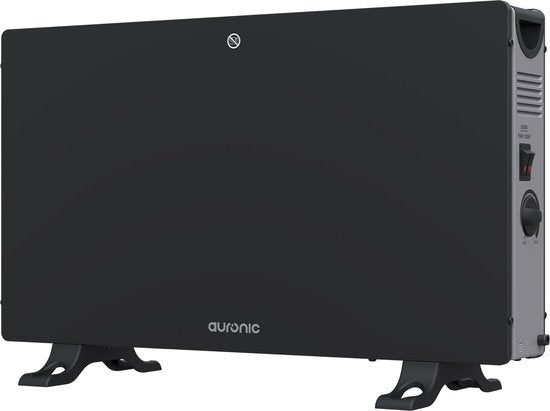 Auronic Convecteur - 2000W - Chauffage électrique - Chambre, salon ou maison - Chauffage - Noir