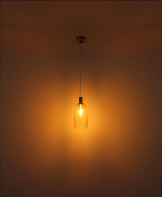 Globo - lampe suspendue - Garri - laiton - verre - Ø 43cm - E14 - 15789-3HM