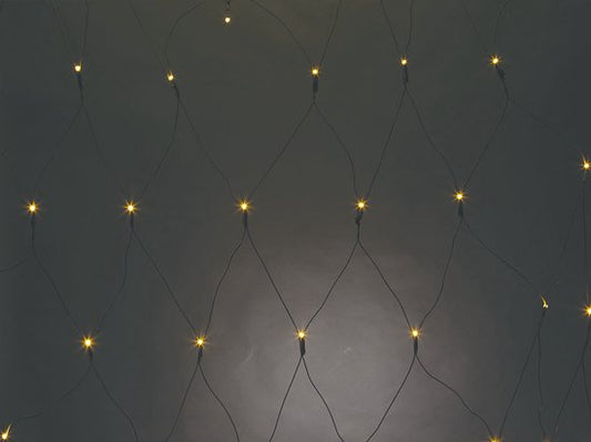Filet lumineux Vellight SPIKA 2x2 m, blanc chaud, économe en énergie et adapté à une utilisation intérieure et extérieure, idéal pour les fêtes, la décoration et Noël