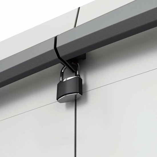 Keter Split Basic Recycling Poubelle d'extérieur - 68x39x85 cm - Gris/Noir