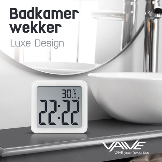 VAIVE Shower Timer Waterproof - Minuteur de douche - Sablier de douche - Horloge - Minuteur de douche