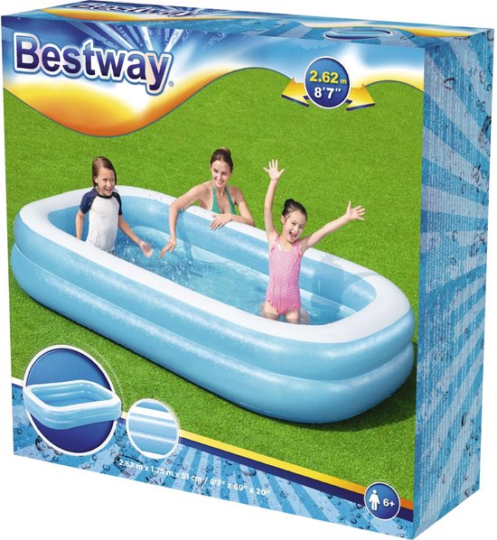 Bestway - Piscine gonflable - 262x175x51 cm - 778L