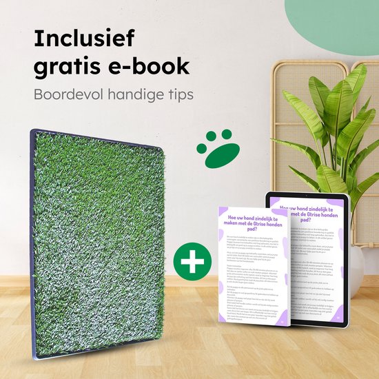 Gtrise Toilette pour chien avec 2 tapis - extérieur/intérieur - toilet training Ebook - Animal Toilet