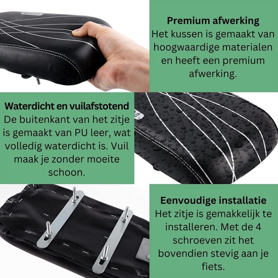 Siège vélo - Urban State - coussin porte-bagages