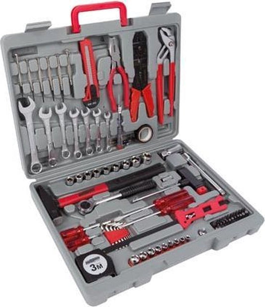 Toolland Set d'outils en mallette, 555 pièces, y compris mallette de rangement pratique, avec vaste assortiment et accessoires