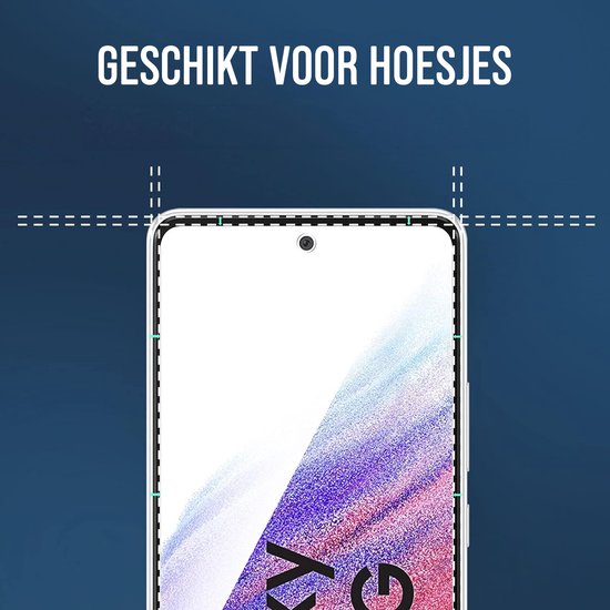 Protection d'écran Podec pour Samsung Galaxy A53 - Verre de protection trempé - Transparent et résistant aux rayures - Protection d'écran en verre trempé - 3 pièces