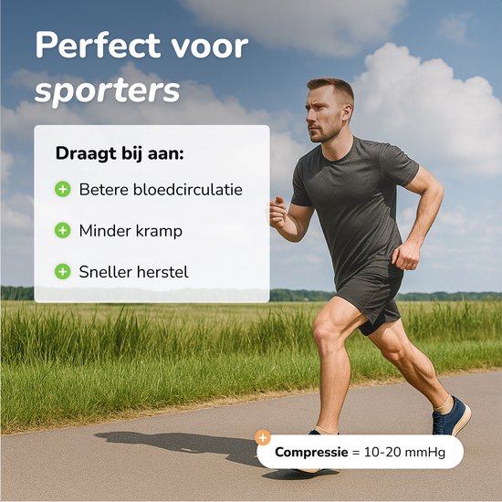 Alyze Compression Socks - 2 paires - Taille 36-41 - Pour femmes et hommes - Neuropathie - Bas - Chaussettes de soutien médical - Diabète - Lit - Sommeil - Sport - Chaussettes - Circulation & Running