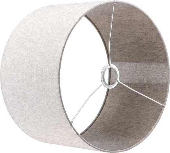 Abat-jour Cylindre - 45x45x28cm - Oslo lin offwhite