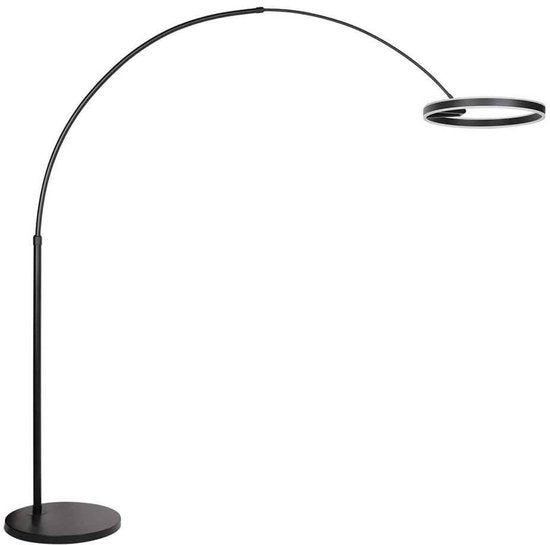 Steinhauer - lampadaire - Ringlux - noir - métal - lampe à arc - LED - 4130ZW