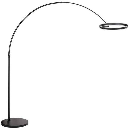 Steinhauer - lampadaire - Ringlux - noir - métal - lampe à arc - LED - 4130ZW