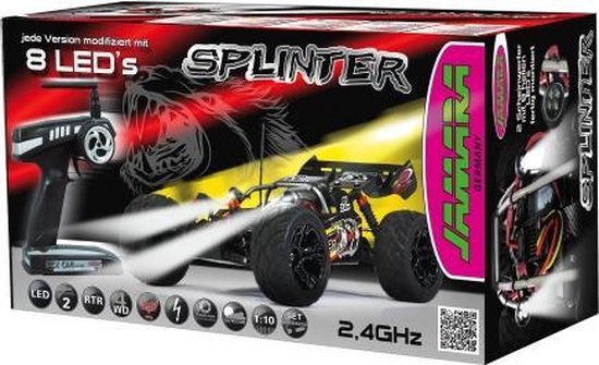 Jamara Splinter EP 1:10 2.4GHz avec LED - Voiture RC