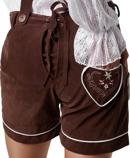 Dressforfun Lederhose Alpsee XL - déguisement costume halloween déguisement fête carnaval déguisement fête - 302808