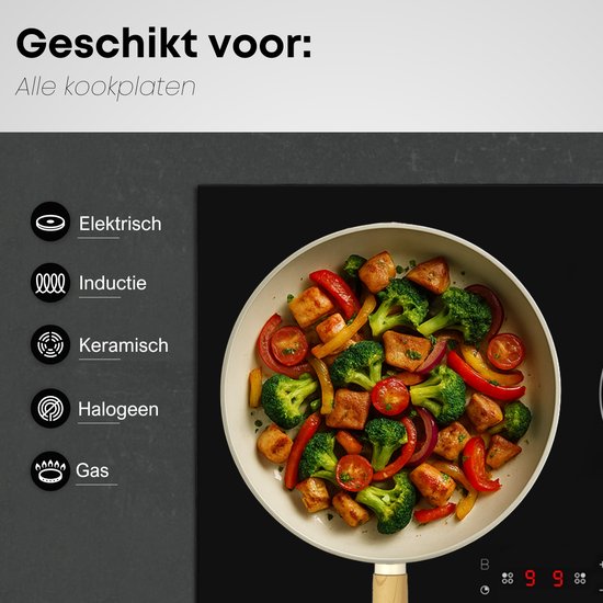 Savoré Kitchen Poêles Ø20, 24 & 28 cm - Induction - Sans PFAS - Poêle en céramique - Set de poêles - Poêles - Poêles - Poêles