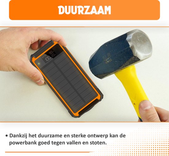 LAKOO Banque d'énergie solaire - banque d'énergie solaire - banque d'énergie - 30000MAH - Babyphone - Babyphone - Alimentation solaire - Lumière LED étanche - Chargement sans fil - Connexion babyphone