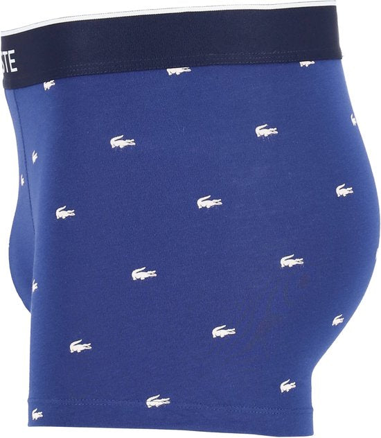 Lacoste Hommes 3-pack Trunk - Methylene/Silver Chine - Taille XL