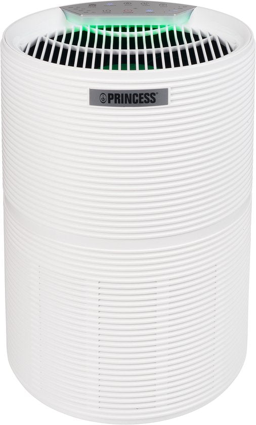 Princess Smart Air Purifier 356280 - Purificateur d'air - WiFi - Fonctionne contre le rhume des foins, les allergies, les acariens, la poussière - CADR 280 m³/h - Filtre Hepa 13 remplaçable - Indicateur de la qualité de l'air - Contrôlé par l'application