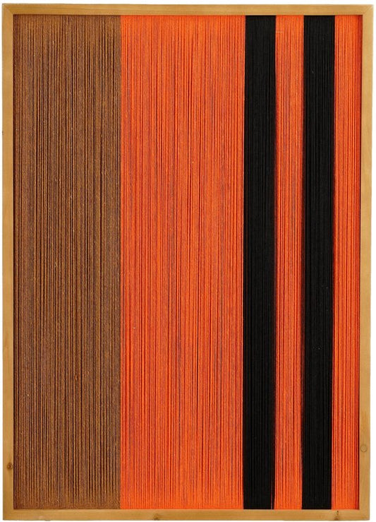 Mica Decorations Kuba Décoration murale - L50 x L3 x H70 cm - FSC 100% - Coton - Orange