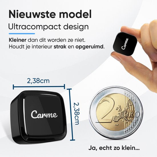 CarMe Ultra Mini 2-in-1 CarPlay Dongle - Wireless CarPlay & Android Auto - USB-A & USB-C - Android Auto Dongle - Noir