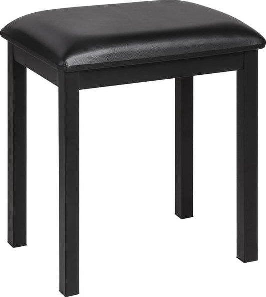 Finesse Piano Stool - Steel - with Cushion - Piano bench - Piano chair - Black