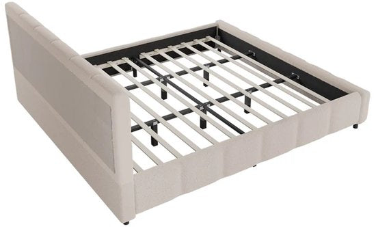 Lit capitonné Florence - 180x200cm - Beige