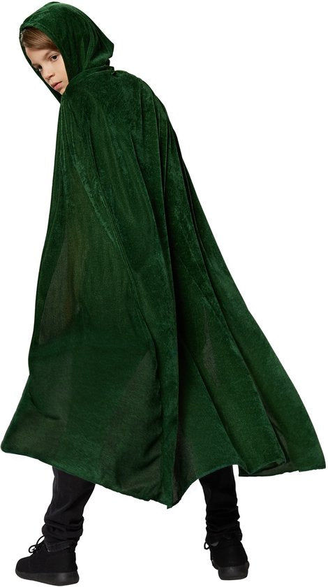 dressforfun - Mystic velvet cape green 74 cm - déguisement costume halloween déguisement soirée carnaval déguisement carnaval - 301848