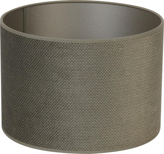 Light & Living Abat-jour cylindrique Vandy - Olive - Ø30x21cm - pour lampes de table, lampes suspendues