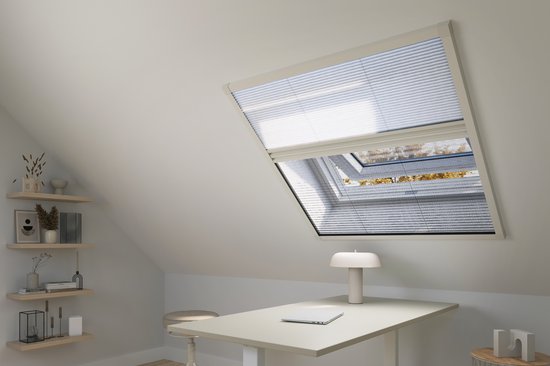 Bruynzeel Duo-plissé s500 117x121 blanc