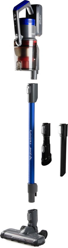 DOMO DO1103SV Aspirateur balai sans fil - 25.2V Li-Ion - 45 min d'autonomie