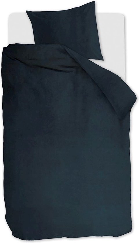 vtwonen Housse de couette Earth - Single - 140x200/220 - Dark Blue