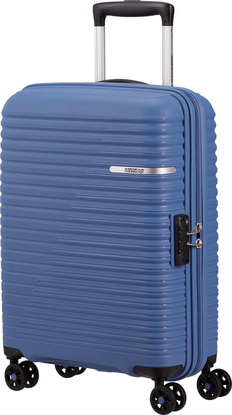 American Tourister Travel Suitcase - Liftoff spinner 55/20 (bagage à main) Expandable - Coronet Blue - 2.2 kg