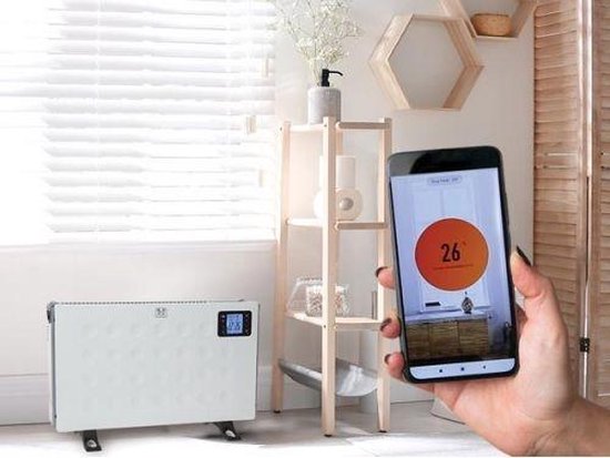Perel Smart Convector heater, pour l'intérieur, trois niveaux de chaleur, 2000 W