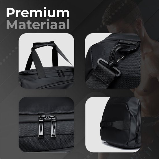 Sac de sport - Sac de sport pour homme - Sac de week-end pour homme - Sac de sport avec compartiment pour chaussures - Sac Duffel - Sac de fitness