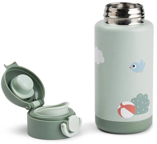Done by Deer Thermo Bottle - Playground - Green - 340 ml