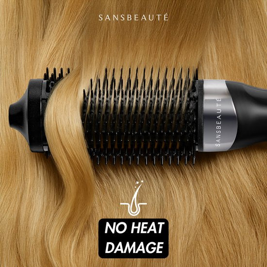 Sansbeauté® Wet-2-Dry Hairdryer Brush - Multistyler - Airstyler - Hairbrush - Curling Brush - Hairbrush - Styling Brush - Heat Brush - Volume and Curls - Rotating Cable