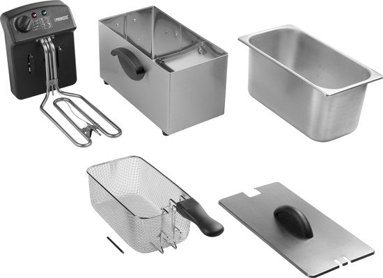 Friteuse 3 litres - Princess 182626 Family Castel friteuse 3 litres - Zone froide - Capacité 3 litres - friteuse Princess - 2000W
