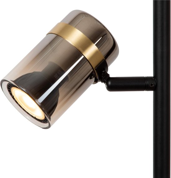 Lucide UPTON - Lampadaire - 3xGU10 - Fumé