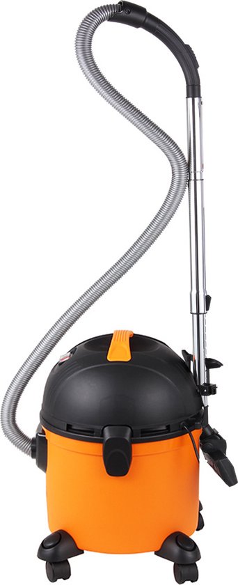 Monzana Aspirateur eau et poussière - 1200W 15L Container - Noir/Orange