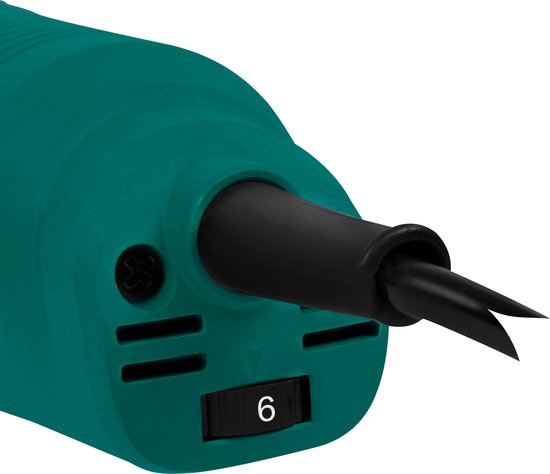 VONROC Multitool oscillant 350W - Vitesse variable 12,000 - 22,000 p/min. - Comprend un plateau de ponçage, une lame de scie, une lame de raclage et un adaptateur pour aspirateur.