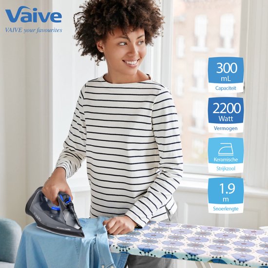 Vaive PowerSteam 2200 - Fer à vapeur - 2200W - Semelle céramique