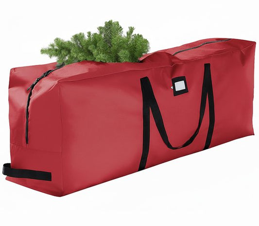 TTD® Sac de rangement pour sapin de Noël rouge - 434 L - 600D Oxford Fabric - Boîte de rangement