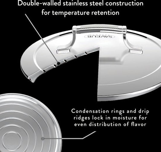 Cocotte en fonte - Saveur Selects - Ø25 cm - Sans PFAS - Compatible induction et toutes sources de chaleur - Bleu