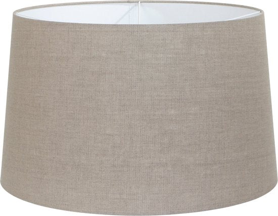Steinhauer - Abat-jour K1001R - Ø45 cm - Gris lin - Forme cylindrique - Raccord E27 - Design intemporel - Convient aux lampadaires et aux suspensions