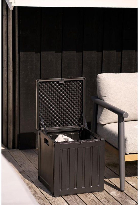 Boîte à coussins Sola 76L noir
