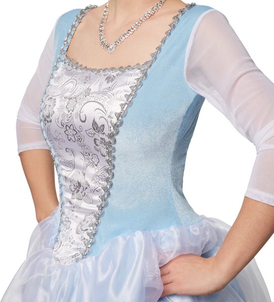 Dressforfun Robe de princesse ornée Cendrillon - XXL - Costume carnaval - Halloween - Dress up - Party wear - Party wear - Party wear