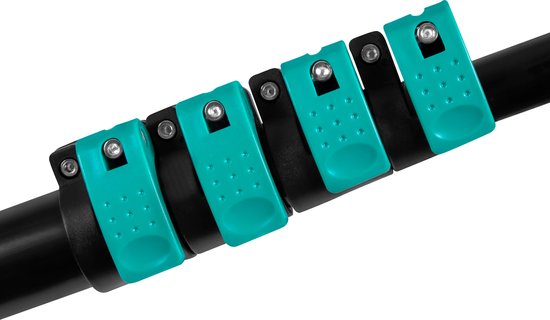 Brosse à laver téléscopique - VONROC - 6,5 m – Avec Tête de Brosse – Nettoyeur de Vitres et Surfaces - Noir