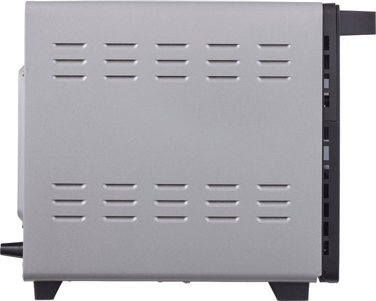 Tomado TEO3000S - Four posable - 30 litres - 1600 watts - Air chaud - 3 niveaux d'encastrement - Argent