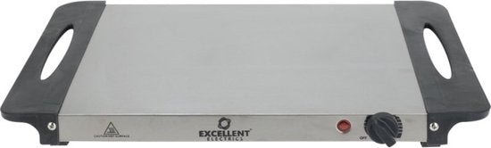 Chauffe-buffet électrique - 2 plateaux - 35 x 35 x 10 cm - Acier inoxydable