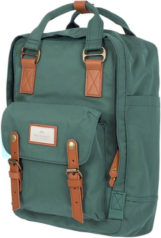 Sac à dos pour ordinateur portable / Sac à dos / Cartable - 14 pouces - Macaron 14 - Vert ardoise