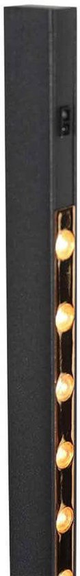 Steinhauer - lampadaire - LuzHaz - noir - métal - Ø 10cm - LED - 4133ZW