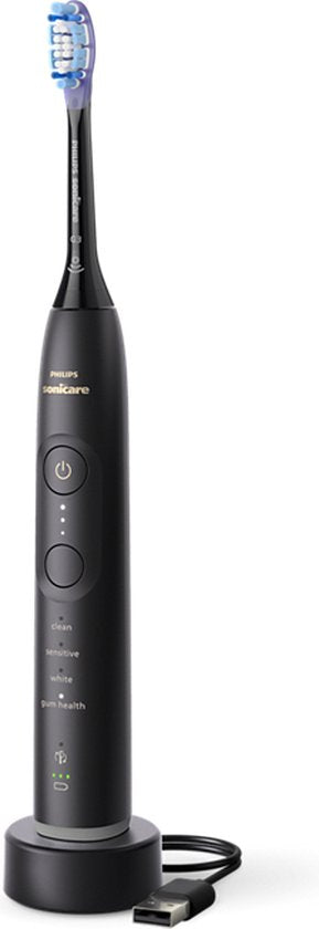 Philips Sonicare 7100 Series - Brosse à dents électrique - Noir - Étui de voyage - Des gencives plus saines - HX7421/01